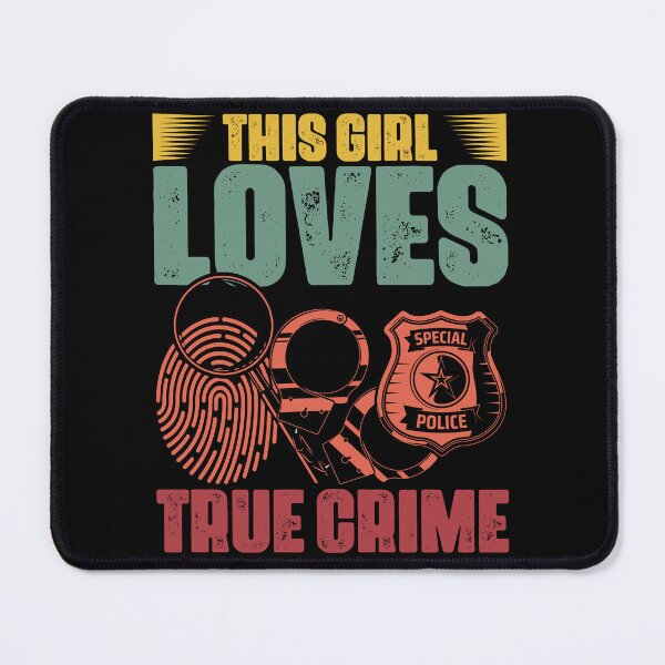 Item preview, Vintage This Girl Loves True Crime For A True Crime Show Fan designed and sold by Nessshirts.