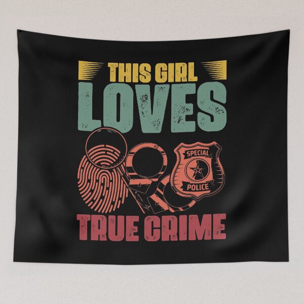 Item preview, Vintage This Girl Loves True Crime For A True Crime Show Fan designed and sold by Nessshirts.