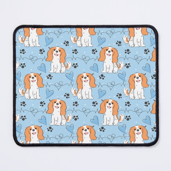 Item preview, Kawaii Blenheim Cavalier King Charles Spaniel - Blue designed and sold by Lulupainting.