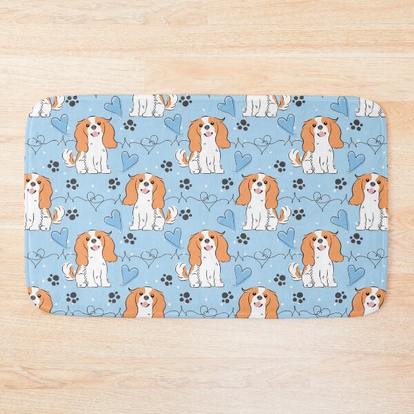 Item preview, Kawaii Blenheim Cavalier King Charles Spaniel - Blue designed and sold by Lulupainting.