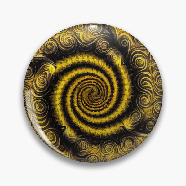 Artikelvorschau, Swirling Circular Rough Crafty Transitional Pattern Digital Painting entworfen und verkauft von CodeAndColors.