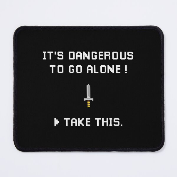 Item preview, It's dangerous to go alone! take this. excalibur pixel color designed and sold by OldiesGoldies.
