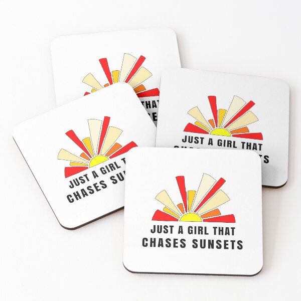 Item preview, JUST A GIRL THAT CHASES SUNSETS designed and sold by KatisDesign.
