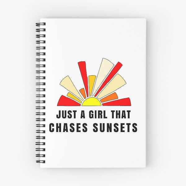 Item preview, JUST A GIRL THAT CHASES SUNSETS designed and sold by KatisDesign.