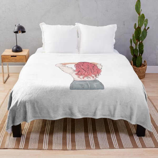 Item preview, Pink hair women illustration  designed and sold by Milatoo.