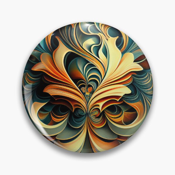 Item preview, Detailed Semi Abstract Brilliant Abstract Divine M Digital Painting designed and sold by CodeAndColors.