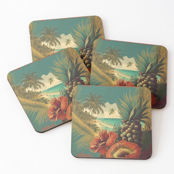 Item preview, Dominica Vintage Travel Art Poster designed and sold by OldTravelArt.
