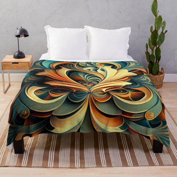 Item preview, Detailed Semi Abstract Brilliant Abstract Divine M Digital Painting designed and sold by CodeAndColors.