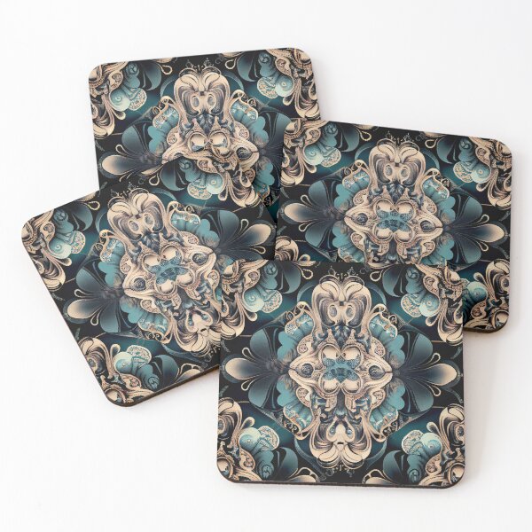Item preview, Mystical Muted Eclectic Pattern Digital Painting designed and sold by CodeAndColors.