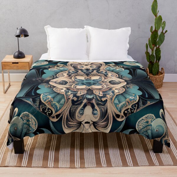 Item preview, Mystical Muted Eclectic Pattern Digital Painting designed and sold by CodeAndColors.