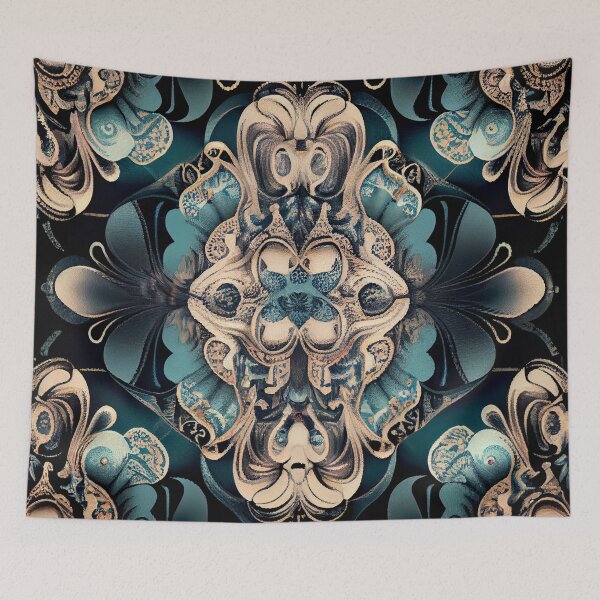 Item preview, Mystical Muted Eclectic Pattern Digital Painting designed and sold by CodeAndColors.