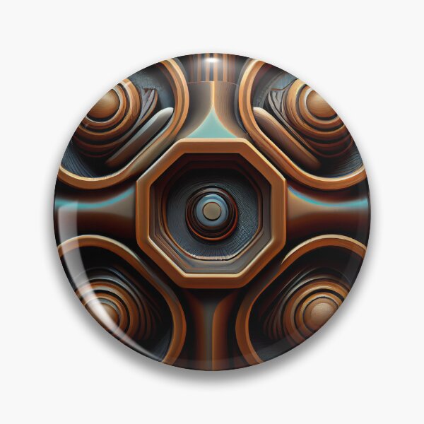 Item preview, Three Dimensional Artistic Industrial Pattern Digital Painting designed and sold by CodeAndColors.
