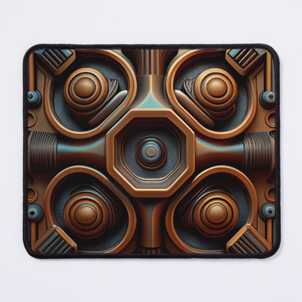 Item preview, Three Dimensional Artistic Industrial Pattern Digital Painting designed and sold by CodeAndColors.