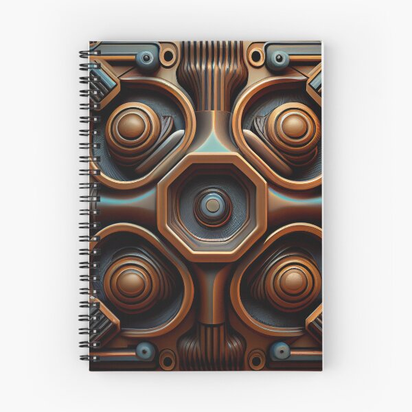 Item preview, Three Dimensional Artistic Industrial Pattern Digital Painting designed and sold by CodeAndColors.