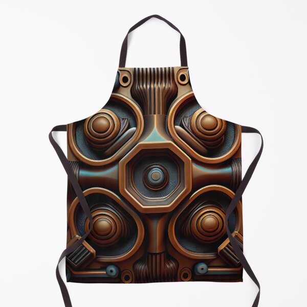 Item preview, Three Dimensional Artistic Industrial Pattern Digital Painting designed and sold by CodeAndColors.