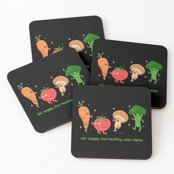 Item preview, Eat Veggie Live Healthy Stay Happy designed and sold by Kimprut.
