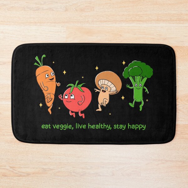 Item preview, Eat Veggie Live Healthy Stay Happy designed and sold by Kimprut.