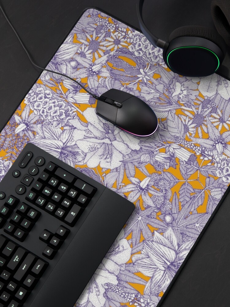 Thumbnail 4 of 5, Mouse Pad, poisonous plants aplenty grape marigold designed and sold by scrummy.