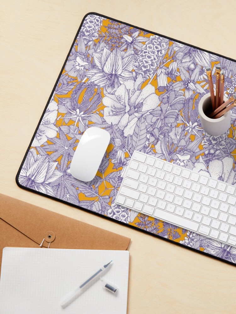 Thumbnail 3 of 5, Mouse Pad, poisonous plants aplenty grape marigold designed and sold by scrummy.