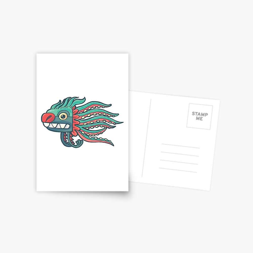 Chinese Sea Dragon Postcard