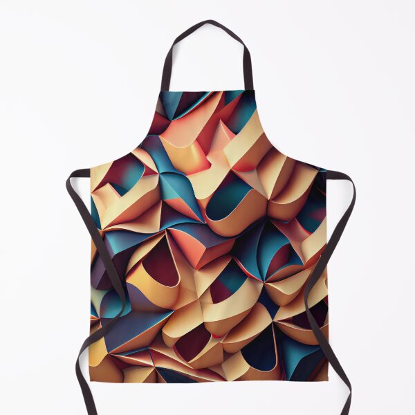 Item preview, Three Dimensional Irregular Contemporary Pattern Digital Painting designed and sold by CodeAndColors.