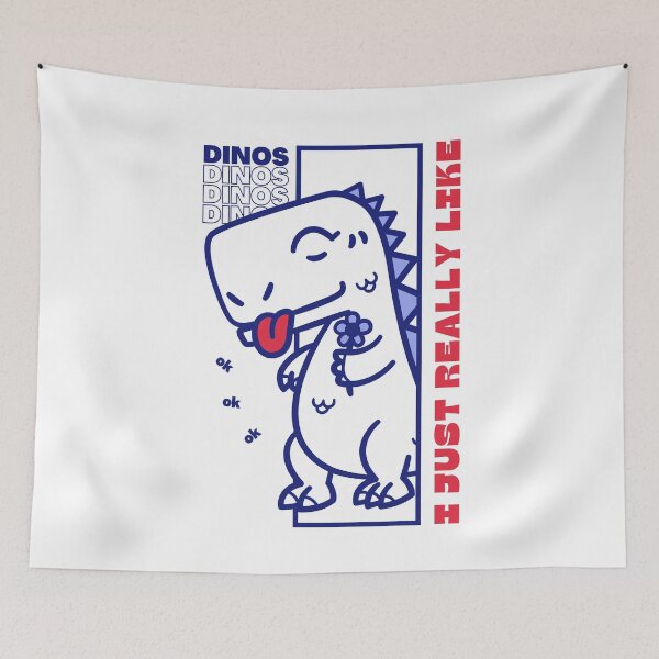 Item preview, I Just Really Like Dinos Ok Cute designed and sold by Colors nature.