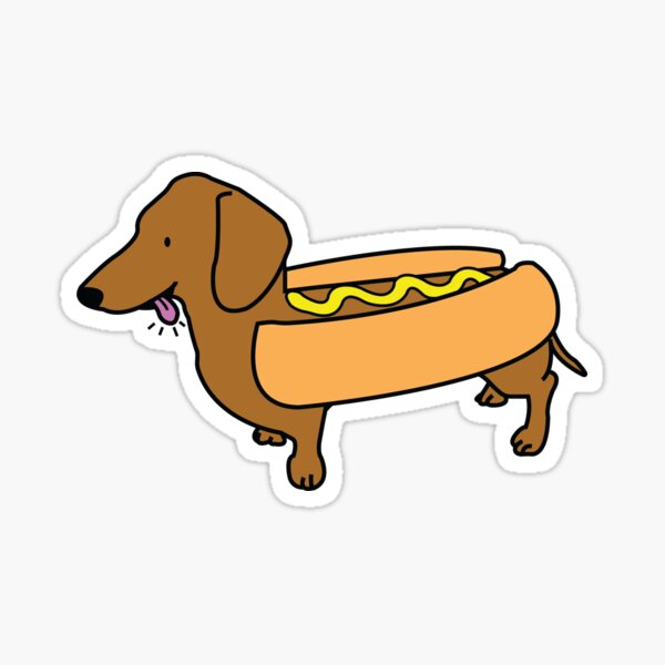 Wiener HotDog Sticker