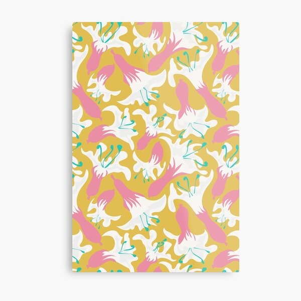Aperçu de l'œuvre   Résumé Moonflower jaune bg créée et vendue par Claudia S. Design.