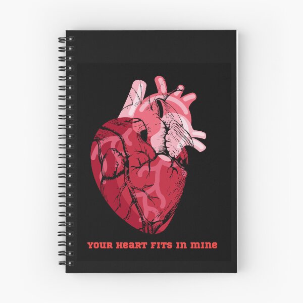 Item preview, Your heart fits in mine ! - Anatomically Correct Heart - pink designed and sold by ChanelleFyve.