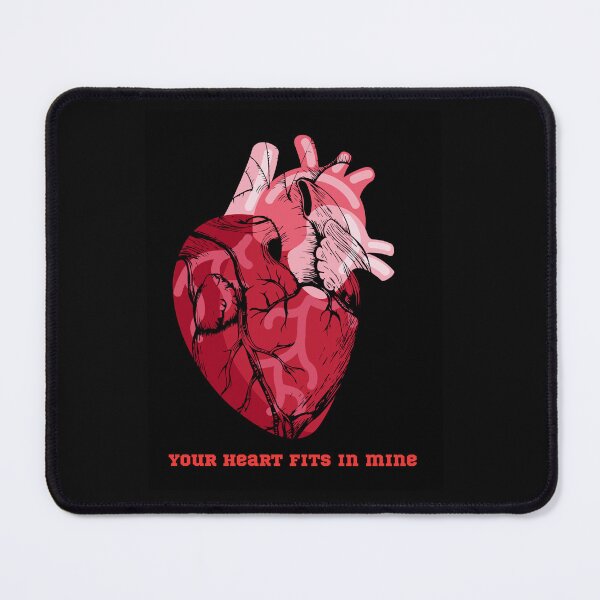 Item preview, Your heart fits in mine ! - Anatomically Correct Heart - pink designed and sold by ChanelleFyve.