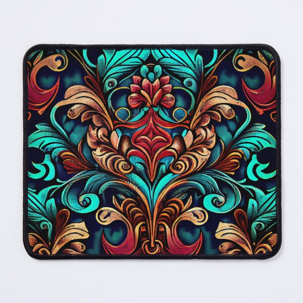 Item preview, Sketched Victorian Saturated Intense Modern Pattern Digital Painting designed and sold by CodeAndColors.