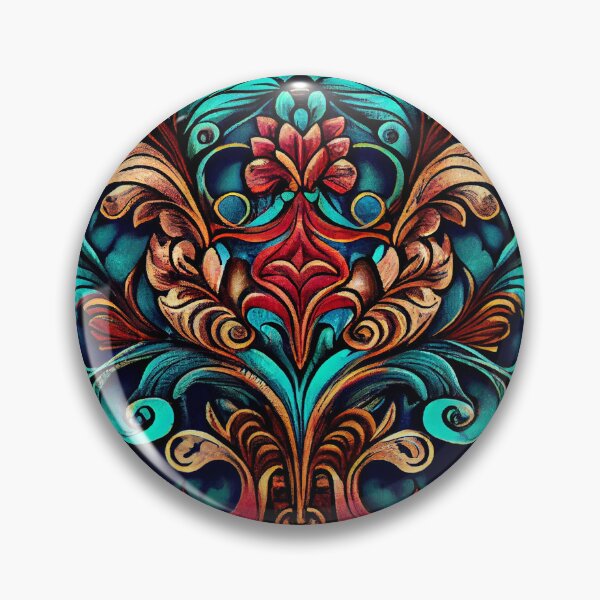 Item preview, Sketched Victorian Saturated Intense Modern Pattern Digital Painting designed and sold by CodeAndColors.