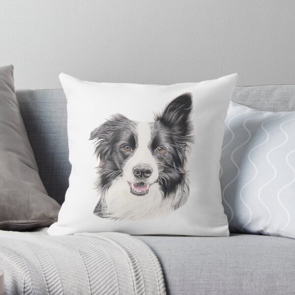 Border collie hot sale cushion