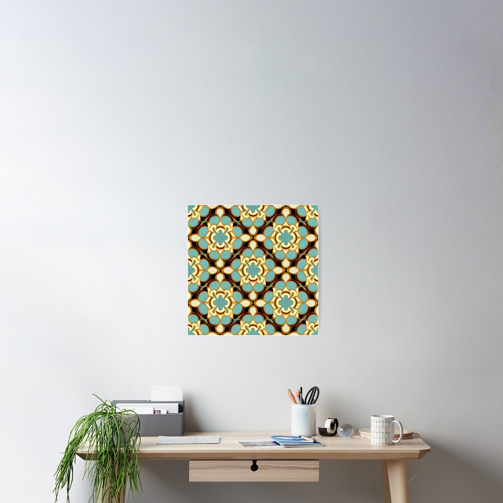 Vista previa del artículo con la obra «Póster», diseñado y vendido por CodeAndColors.