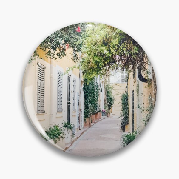 Item preview, Antibes Flowers, Travel France Print, French Riviera City Street, Cote d'Azur Charming Town Print designed and sold by radub85.
