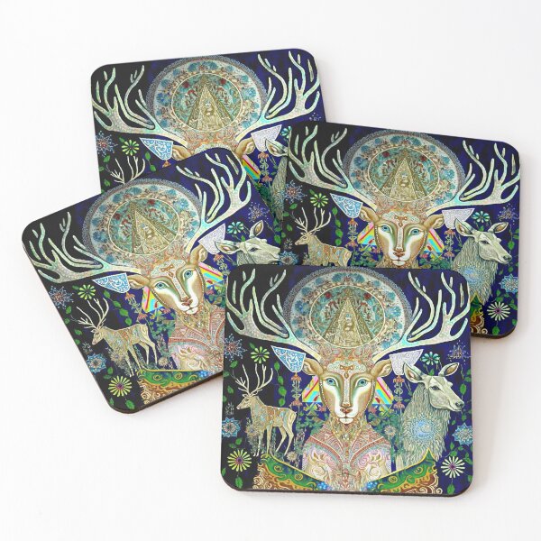 Item preview, Deer shaman designed and sold by FlatLandPrints.