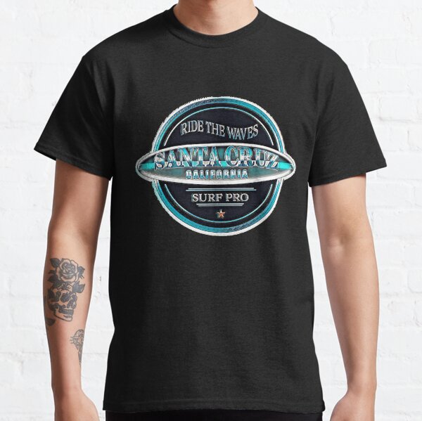 Vintage Look Santa Cruz, California Surf Logo Classic T-Shirt