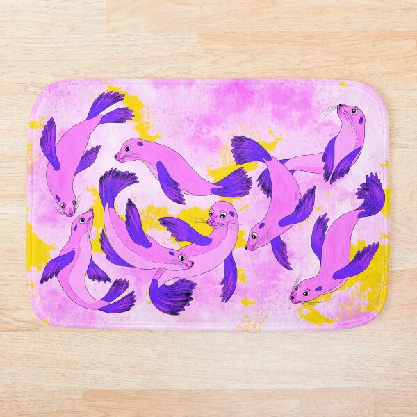 Item preview, Fur Seals Pink designed and sold by Marta Tesoro.