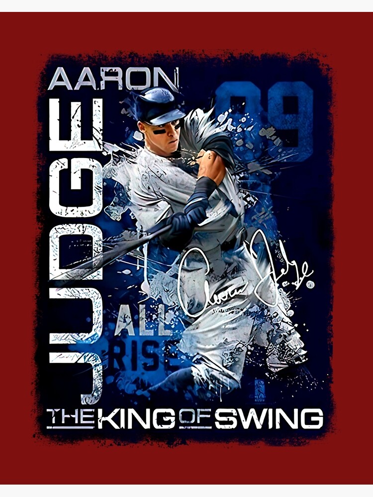 Framed Aaron Judge The Swing Autograph Replica Print