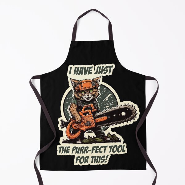 Artikelvorschau, The Purr-fect Tool Kitty with Chainsaw entworfen und verkauft von Shaani.