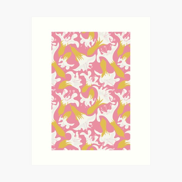 Aperçu de l'œuvre   Résumé Moonflower Rose Bg créée et vendue par Claudia S. Design.