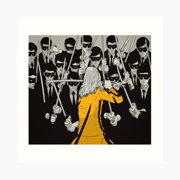 Kill Bill Concept Art Art Print