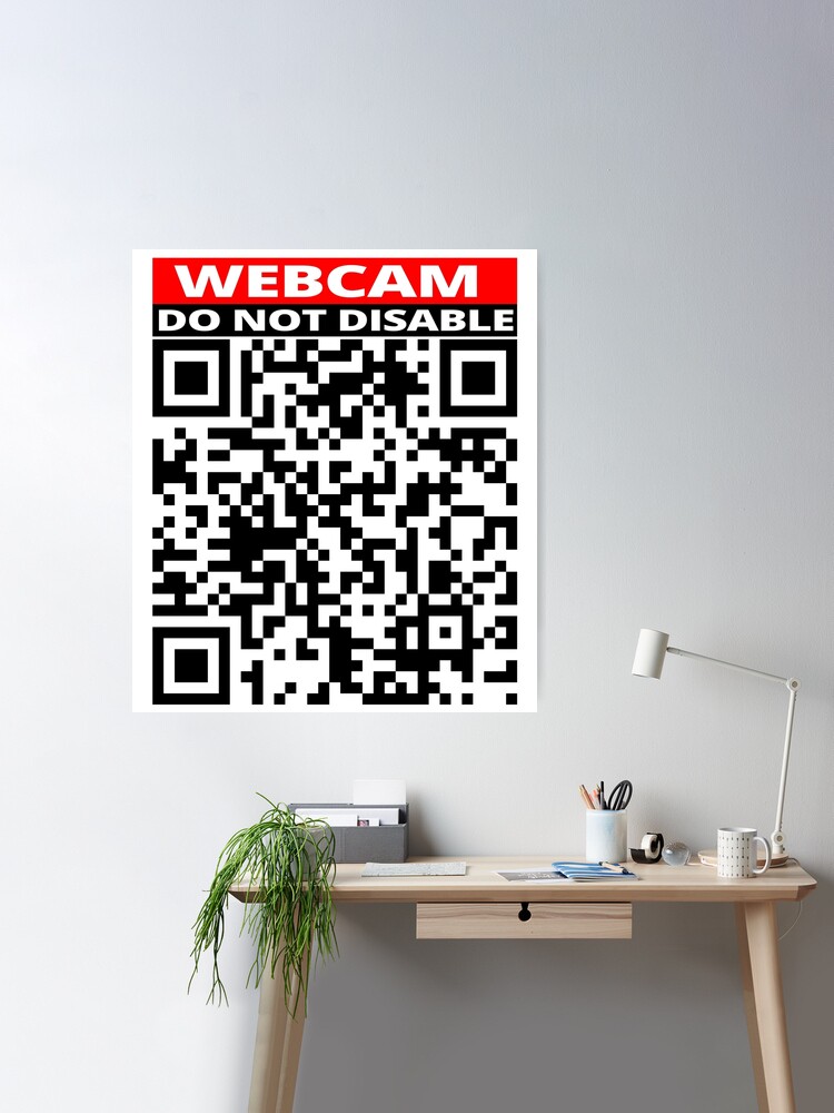 SCAN this Prank Rick roll  video never gonna give you up QR code  Sticker for Sale by rednumberone