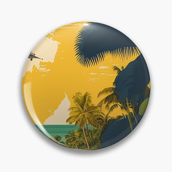 Item preview, Haiti Vintage Travel Art Poster designed and sold by OldTravelArt.