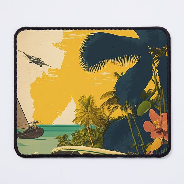 Item preview, Haiti Vintage Travel Art Poster designed and sold by OldTravelArt.