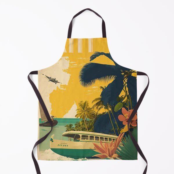 Item preview, Haiti Vintage Travel Art Poster designed and sold by OldTravelArt.