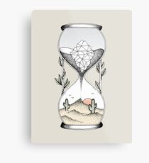 Time Is Running Out Metal Print