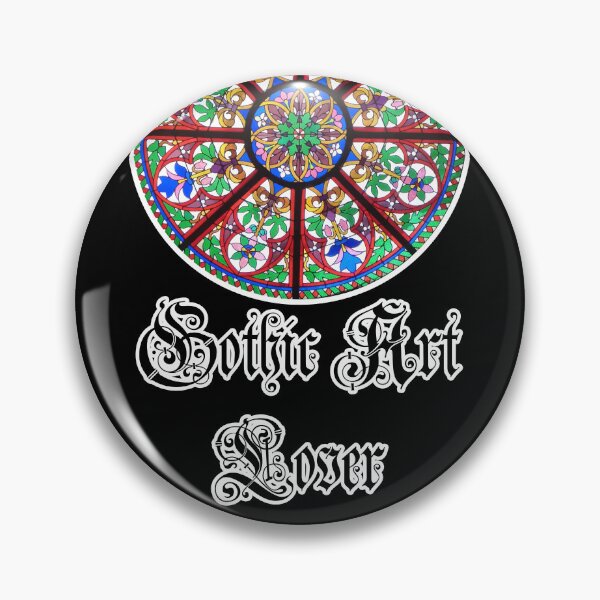 Item preview, 'Stained Glass' Gothic Art Lover Design - Retro Illustration Design for T-shirts, mugs, phone cases and other accessories designed and sold by Ridiculam Toga.