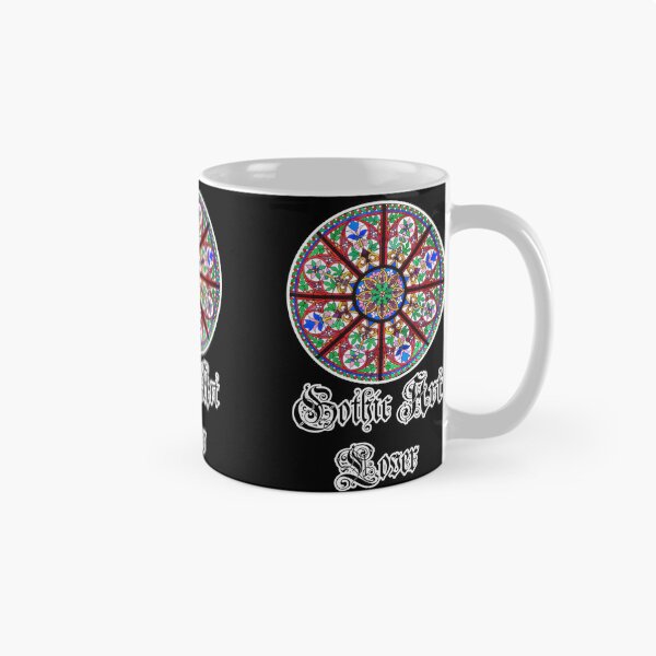 Item preview, 'Stained Glass' Gothic Art Lover Design - Retro Illustration Design for T-shirts, mugs, phone cases and other accessories designed and sold by Ridiculam Toga.