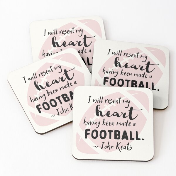 Item preview, John Keats I Resent My Heart Being Made a Football designed and sold by IceCreamMuseum.